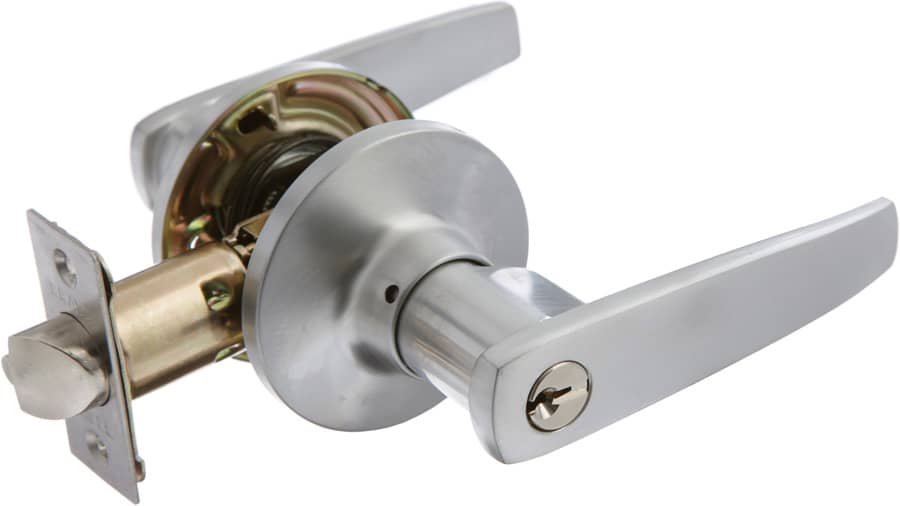 A new lock and handle system supplied by Diamond Lock and Key.