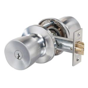 The Lockwood 530 series key knob lockset ready for installation from Diamond Lock and Key.