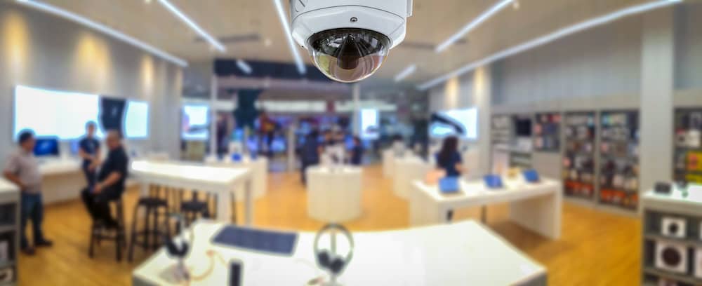 An office security system used to protect business assets and staff.