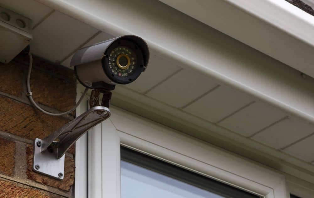 Home security camera.