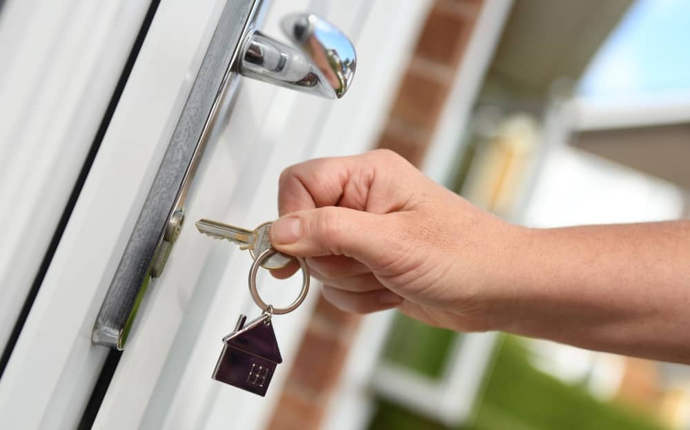 Make sure all the entry and exit points for your home are secure and locked.