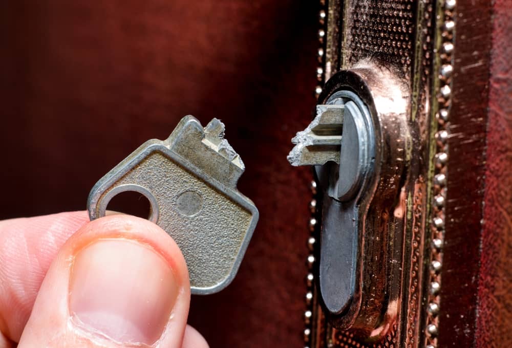Over time, keys can become worn or weakened, making them more prone to breakage, especially if they're subjected to excessive force or pressure.